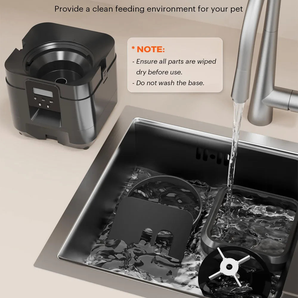 Smart Timed Automatic Pet Feeder — Scheduled Portion Control for Cats & Dogs