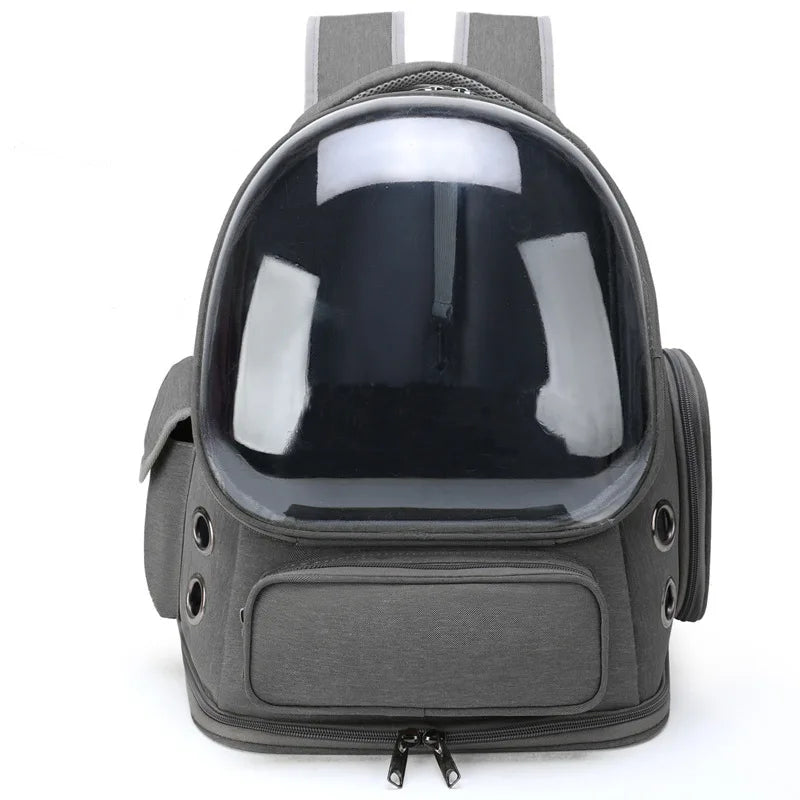 Breathable Transparent Pet Carrier Backpack — Outdoor Travel Bag for Cats & Small Dogs