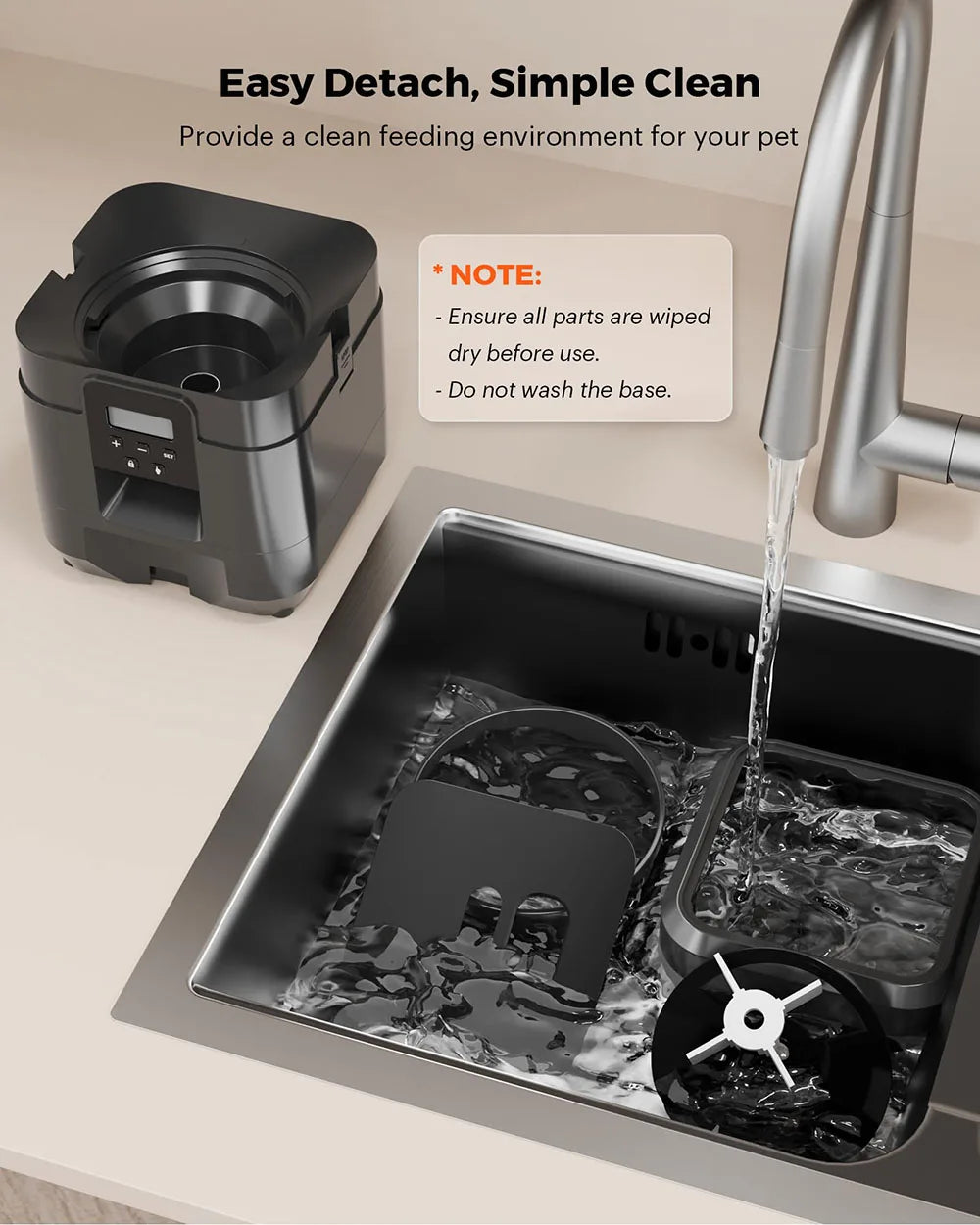 Smart Timed Automatic Pet Feeder — Scheduled Portion Control for Cats & Dogs