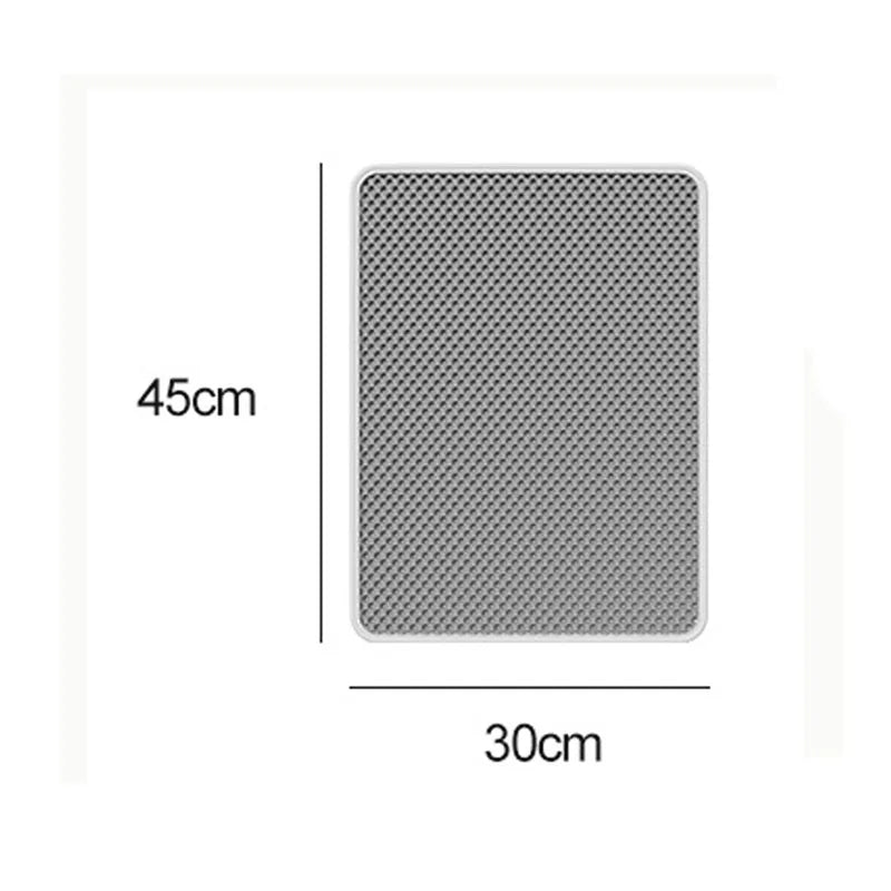 Double Layer Waterproof Cat Litter Mat — Urine Proof, Non-Slip, Easy to Clean